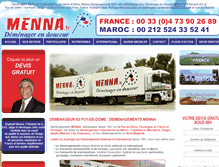 Tablet Screenshot of menna.fr